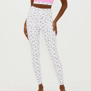 Beach Riot Piper Legging Pants – Peony Blossom Colorblock, Size XL